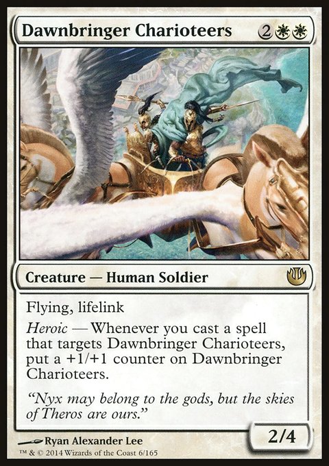 Dawnbringer Charioteers, Journey into Nyx #6, Magic: The Gathering card