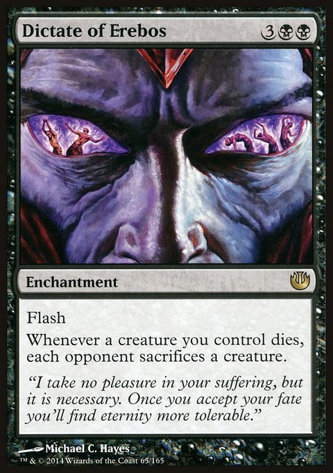Dictate of Erebos, Journey into Nyx #65, Magic: The Gathering card