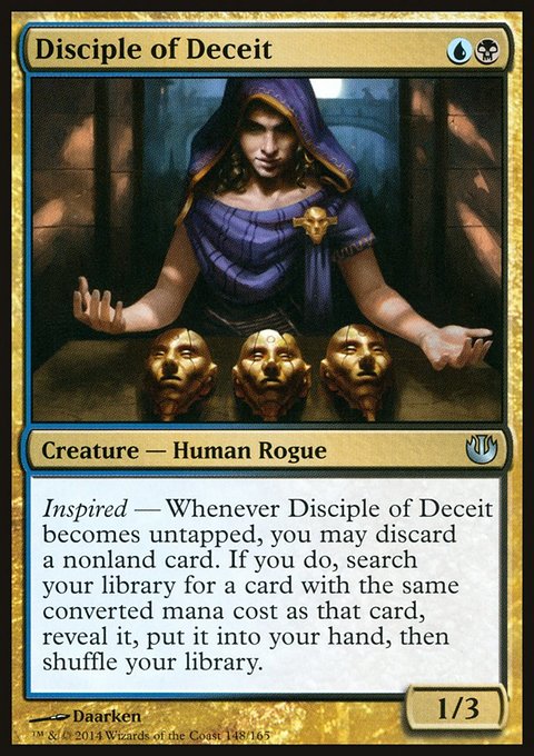 Disciple of Deceit, Journey into Nyx #148, Magic: The Gathering card
