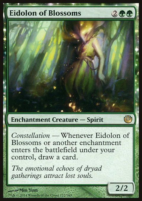 Eidolon of Blossoms, Journey into Nyx #122, Magic: The Gathering card