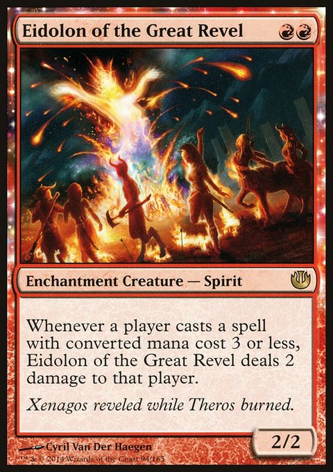 Eidolon of the Great Revel, Journey into Nyx #94, Magic: The Gathering card