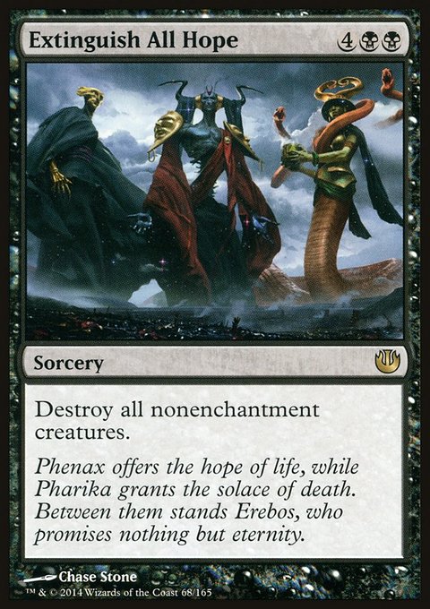 Extinguish All Hope, Journey into Nyx #68, Magic: The Gathering card