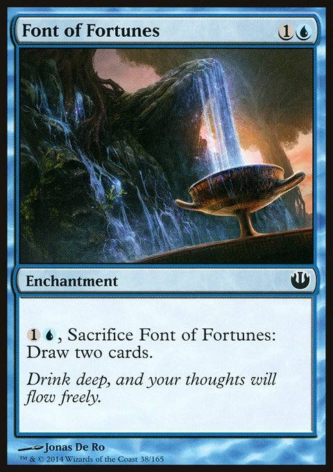 Font of Fortunes, Journey into Nyx #38, Magic: The Gathering card