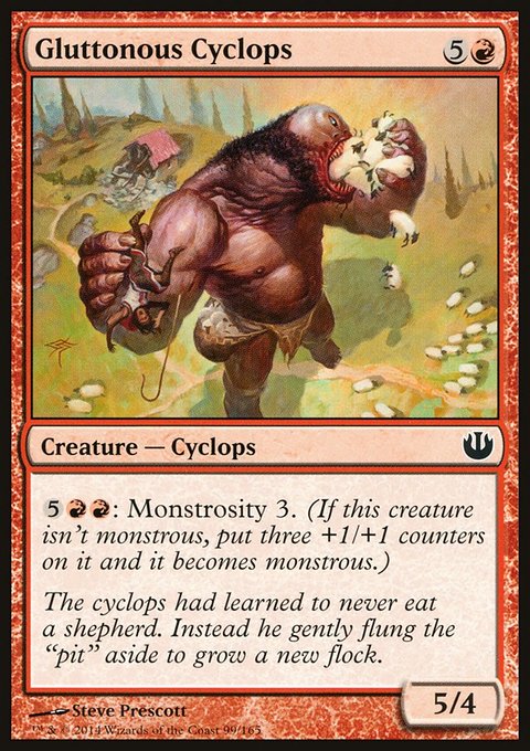 Gluttonous Cyclops, Journey into Nyx #99, Magic: The Gathering card
