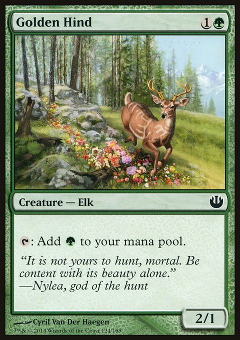 Golden Hind, Journey into Nyx #124, Magic: The Gathering card