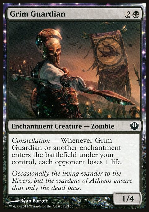 Grim Guardian, Journey into Nyx #73, Magic: The Gathering card