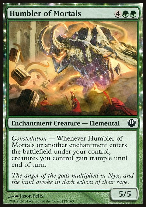 Humbler of Mortals, Journey into Nyx #127, Magic: The Gathering card