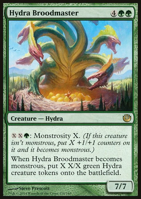 Hydra Broodmaster, Journey into Nyx #128, Magic: The Gathering card