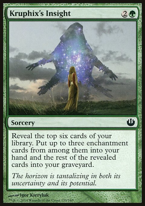 Kruphix's Insight, Journey into Nyx #129, Magic: The Gathering card