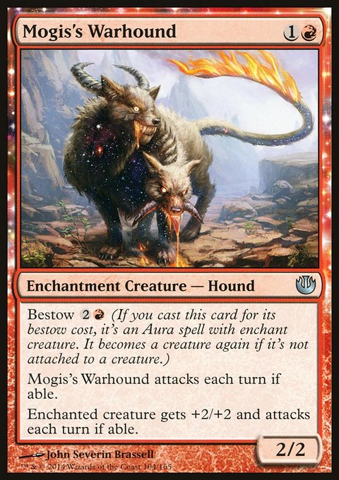 Mogis's Warhound, Journey into Nyx #104, Magic: The Gathering card