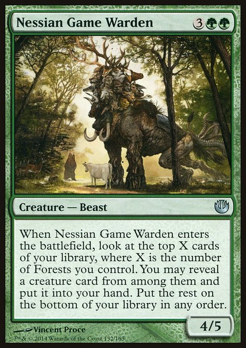 Nessian Game Warden, Journey into Nyx #132, Magic: The Gathering card