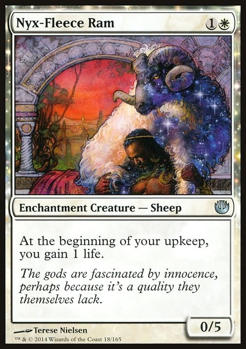 Nyx-Fleece Ram, Journey into Nyx #18, Magic: The Gathering card