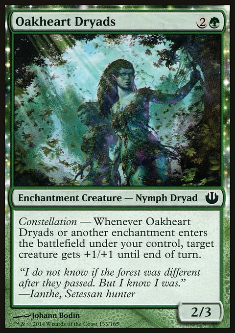 Oakheart Dryads, Journey into Nyx #133, Magic: The Gathering card