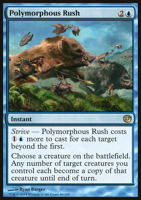 Polymorphous Rush, Journey into Nyx #46, Magic: The Gathering card