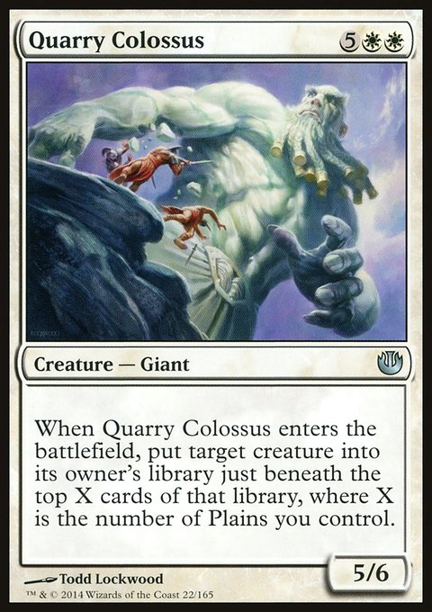 Quarry Colossus, Journey into Nyx #22, Magic: The Gathering card
