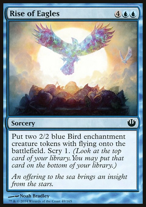 Rise of Eagles, Journey into Nyx #49, Magic: The Gathering card