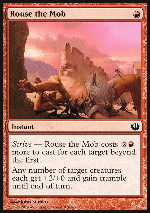 Rouse the Mob, Journey into Nyx #109, Magic: The Gathering card