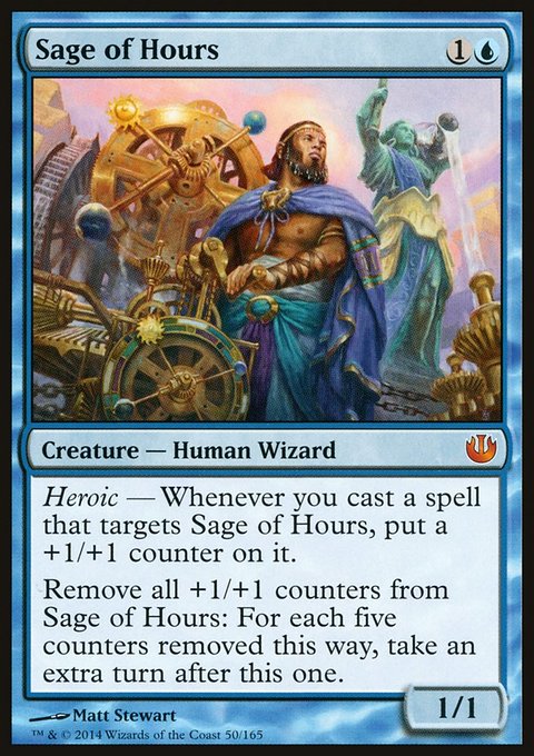 Sage of Hours, Journey into Nyx #50, Magic: The Gathering card