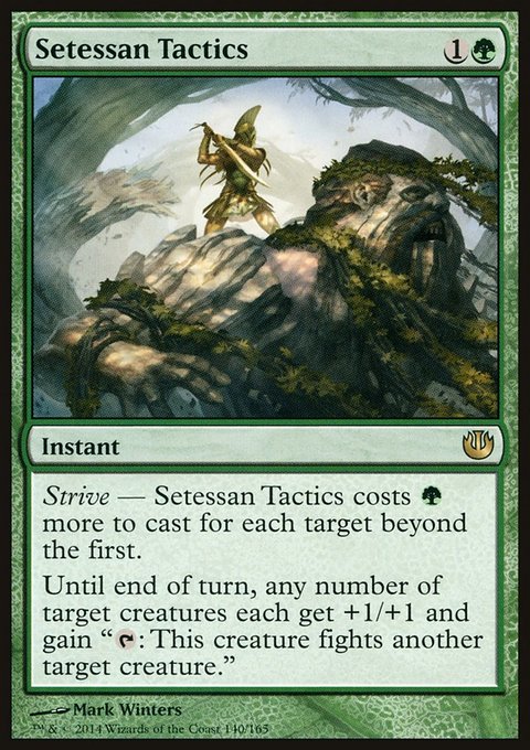 Setessan Tactics, Journey into Nyx #140, Magic: The Gathering card