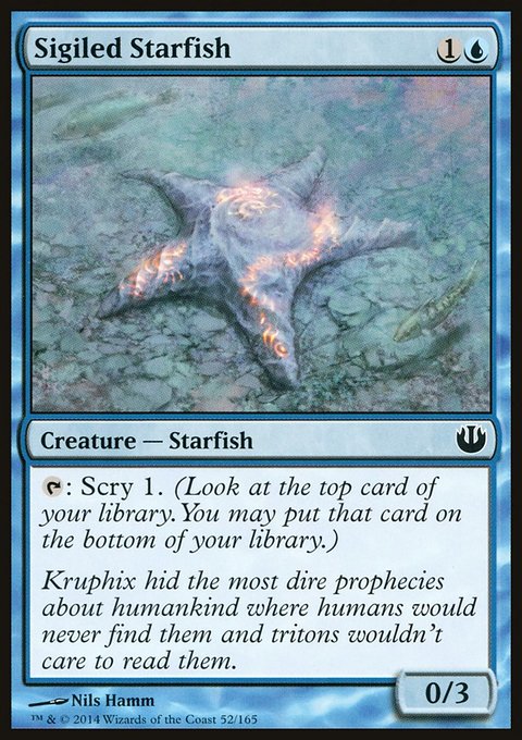 Sigiled Starfish, Journey into Nyx #52, Magic: The Gathering card