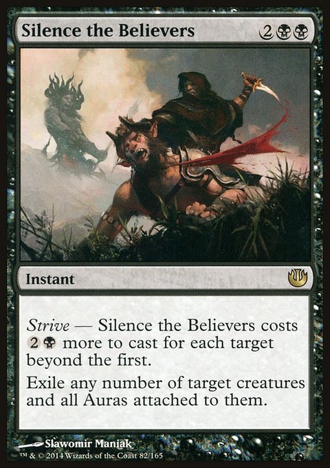 Silence the Believers, Journey into Nyx #82, Magic: The Gathering card