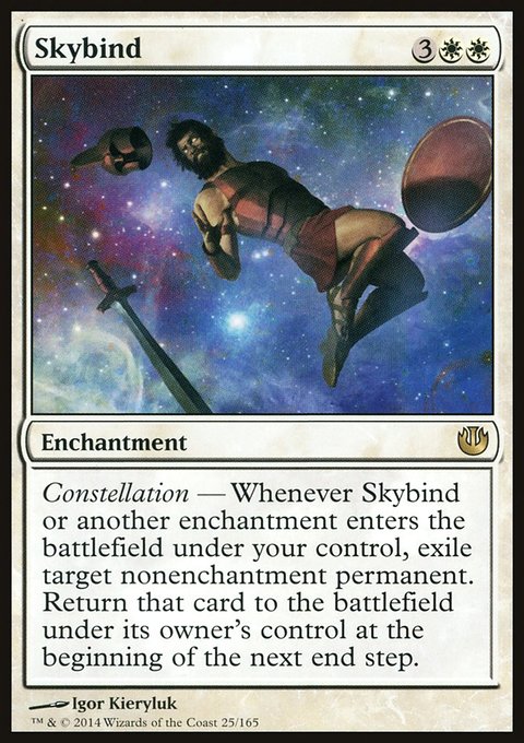 Skybind, Journey into Nyx #25, Magic: The Gathering card