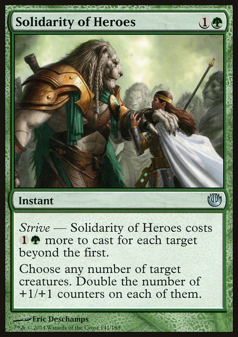 Solidarity of Heroes, Journey into Nyx #141, Magic: The Gathering card