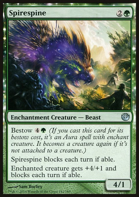 Spirespine, Journey into Nyx #142, Magic: The Gathering card