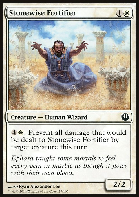 Stonewise Fortifier, Journey into Nyx #27, Magic: The Gathering card