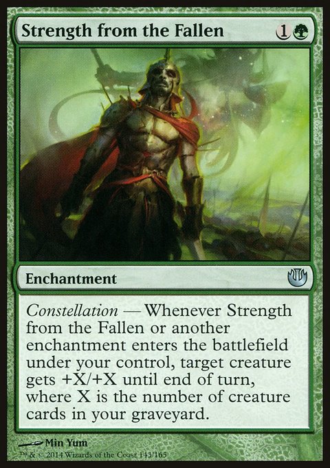 Strength from the Fallen, Journey into Nyx #143, Magic: The Gathering card