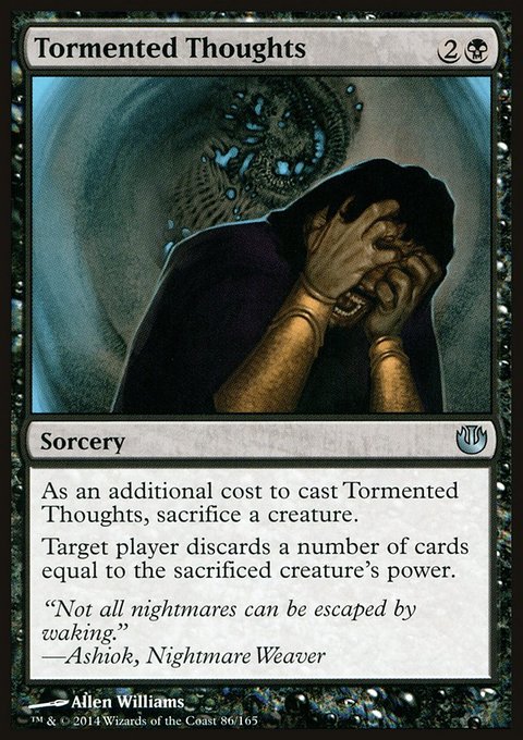 Tormented Thoughts, Journey into Nyx #86, Magic: The Gathering card