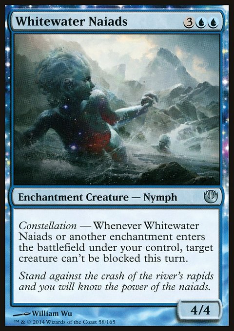 Whitewater Naiads, Journey into Nyx #58, Magic: The Gathering card