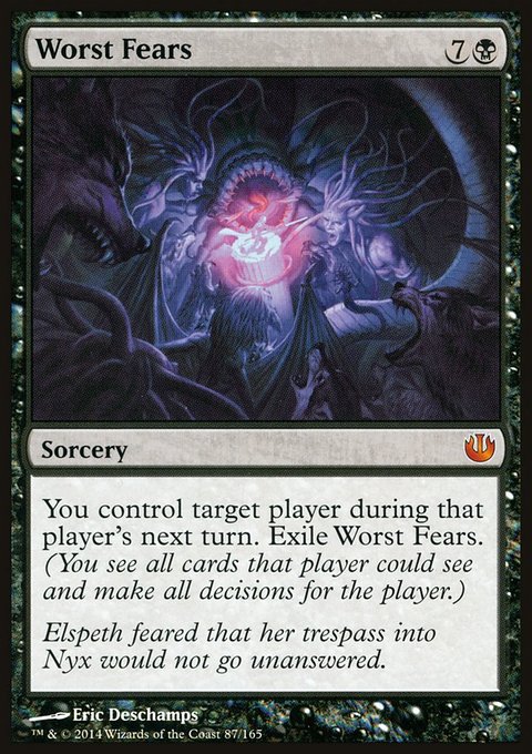 Worst Fears, Journey into Nyx #87, Magic: The Gathering card