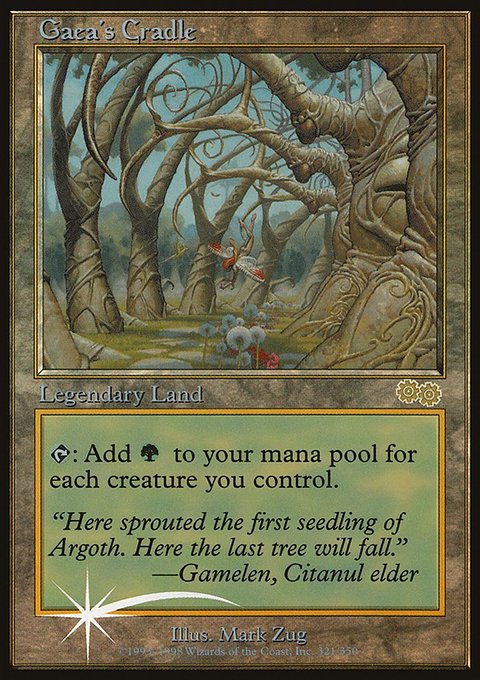 Gaea's Cradle, Judge Gift Cards 1998 #3, Magic: The Gathering card