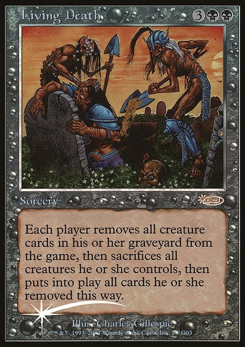 Living Death, Judge Gift Cards 2003 #3, Magic: The Gathering card
