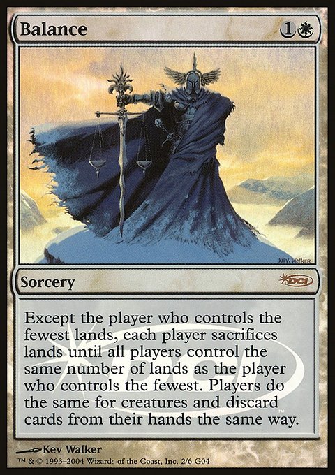 Balance, Judge Gift Cards 2004 #2, Magic: The Gathering card