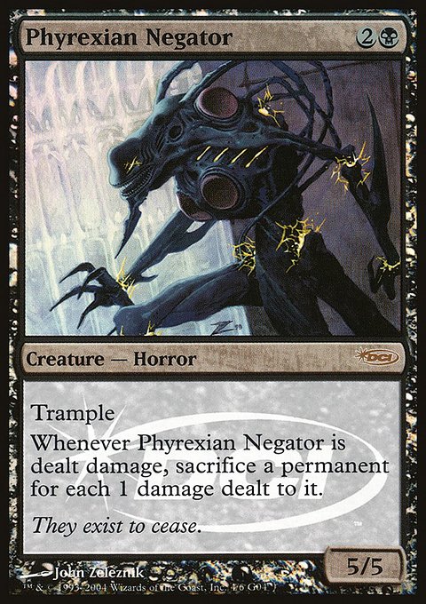 Phyrexian Negator, Judge Gift Cards 2004 #4, Magic: The Gathering card