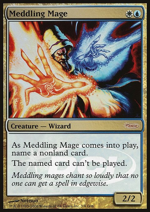 Meddling Mage, Judge Gift Cards 2006 #3, Magic: The Gathering card