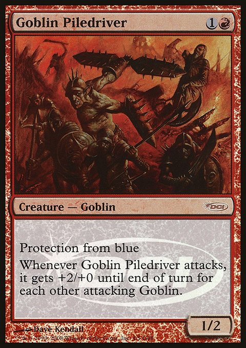 Goblin Piledriver, Judge Gift Cards 2008 #4, Magic: The Gathering card