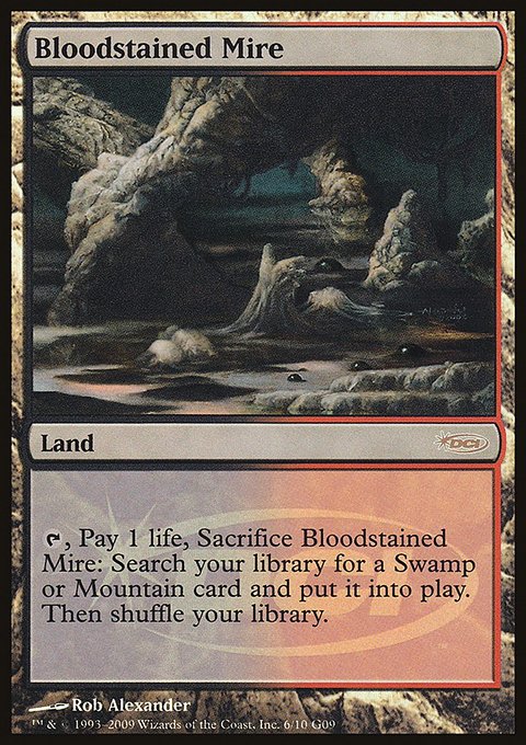 Bloodstained Mire, Judge Gift Cards 2009 #6, Magic: The Gathering card
