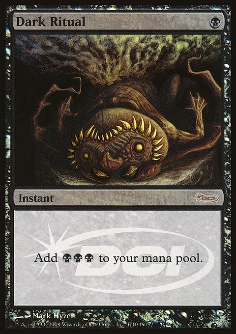 Dark Ritual, Judge Gift Cards 2009 #1, Magic: The Gathering card