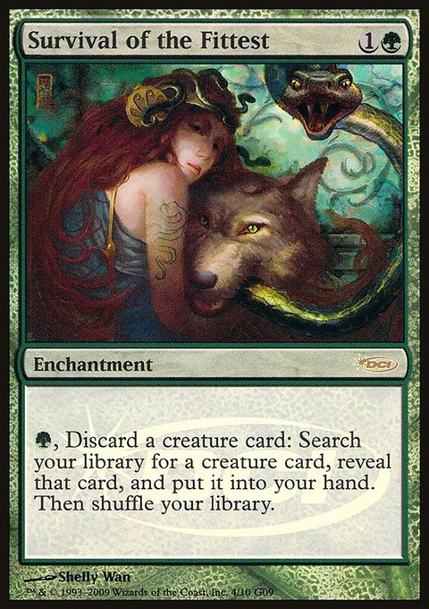 Survival of the Fittest, Judge Gift Cards 2009 #4, Magic: The Gathering card