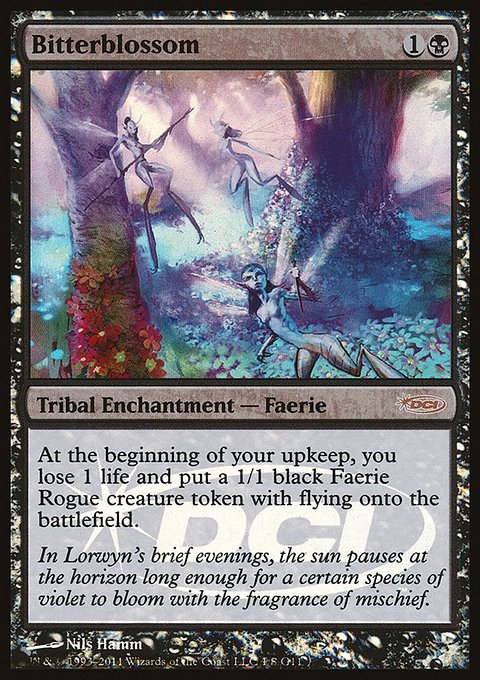 Bitterblossom, Judge Gift Cards 2011 #1, Magic: The Gathering card