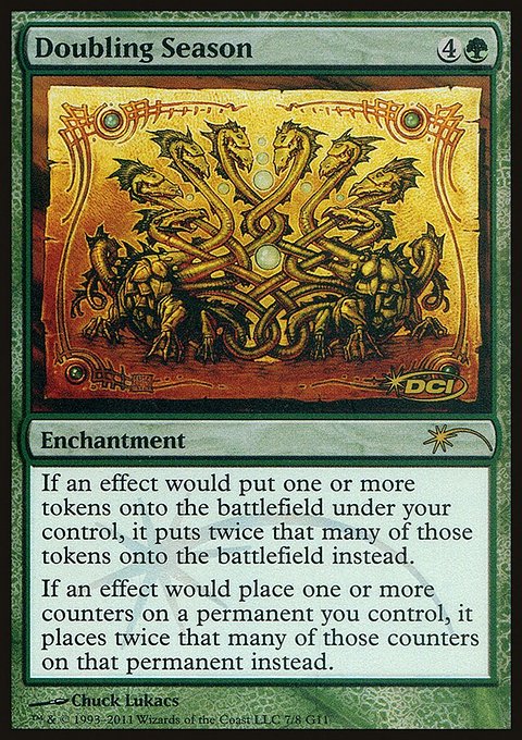 Doubling Season, Judge Gift Cards 2011 #7, Magic: The Gathering card