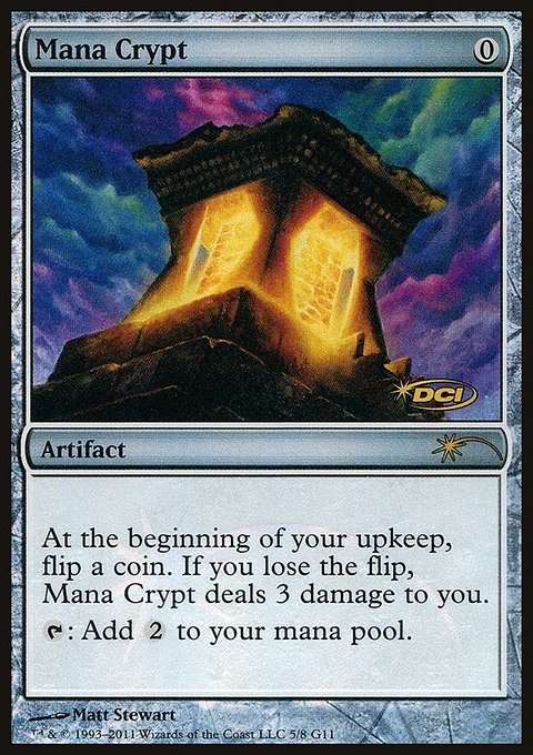 Mana Crypt, Judge Gift Cards 2011 #5, Magic: The Gathering card