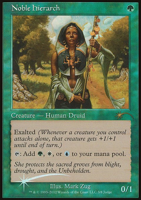 Noble Hierarch, Judge Gift Cards 2012 #3, Magic: The Gathering card