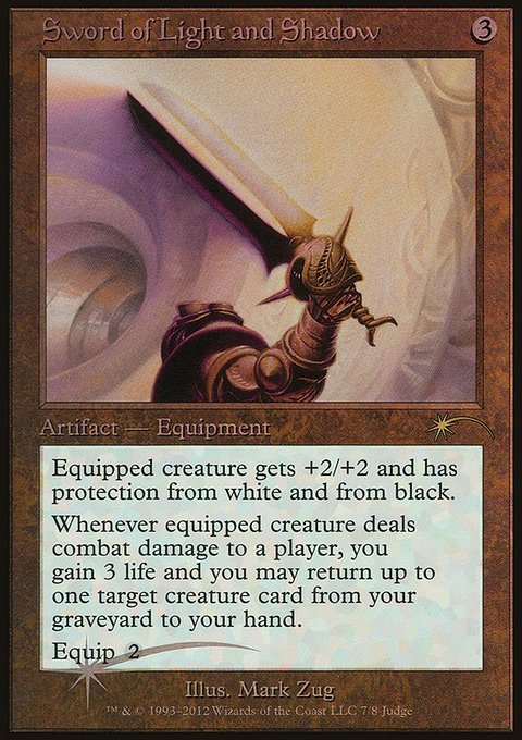 Sword of Light and Shadow, Judge Gift Cards 2012 #7, Magic: The Gathering card