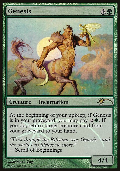 Genesis, Judge Gift Cards 2013 #5, Magic: The Gathering card