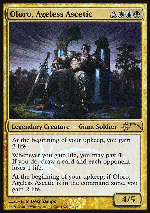 Oloro, Ageless Ascetic, Judge Gift Cards 2014 #9, Magic: The Gathering card