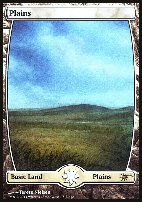 Plains, Judge Gift Cards 2014 #1★, Magic: The Gathering card